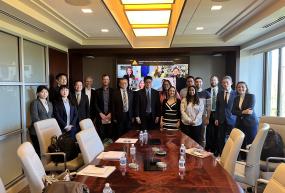 Taiwan delegation meeting with CIR students and faculty